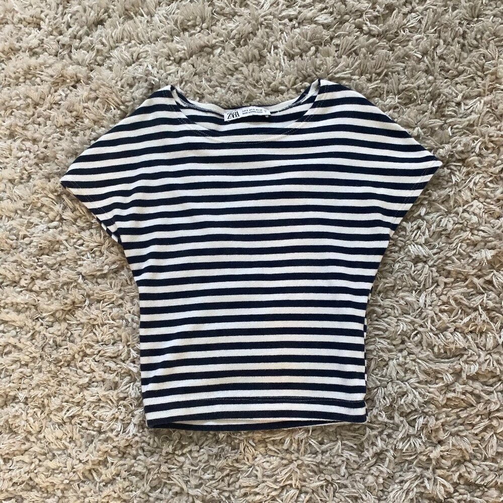 ZARA Striped T-Shirt – Size XS